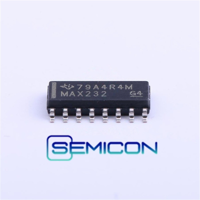 SEMICON MAX232DR MAX232 RS232 alıcı-verici çip yaması